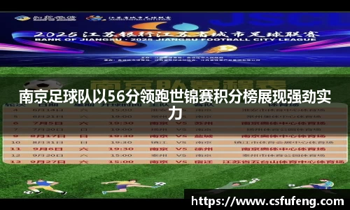 南京足球队以56分领跑世锦赛积分榜展现强劲实力